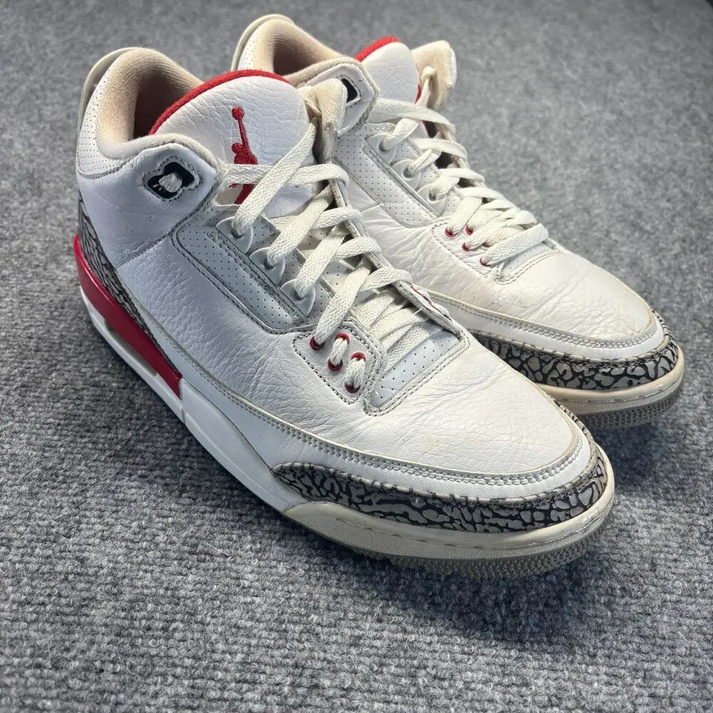 Nike Air Jordan 3 Retro Katrina Hall of Fame 136064-116 Size 10.5